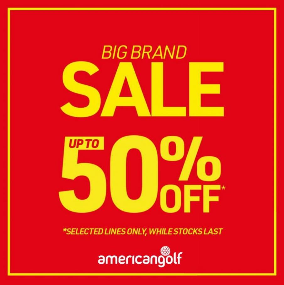 Big Brand Sale Up to 50% Off. American Golf (2022-01-10-2022-01-10)