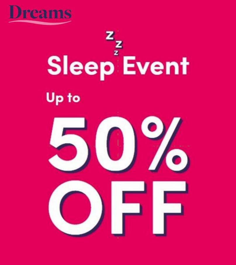 Sleep Event - Up To 50% Off. Dreams (2022-02-22-2022-02-22)