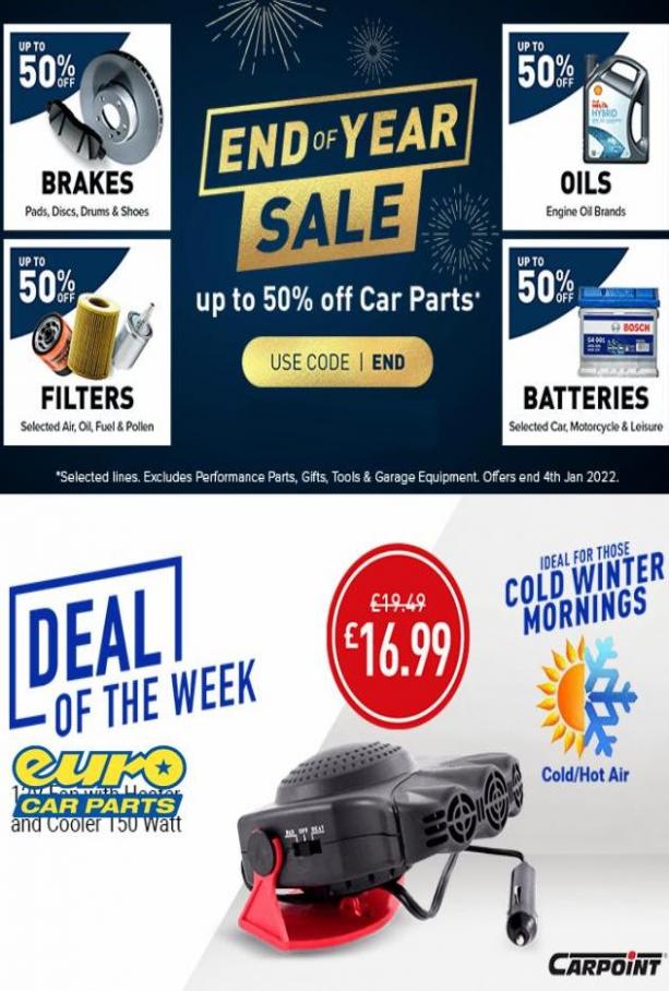 End of Year Sale. Euro Car Parts (2022-01-04-2022-01-04)