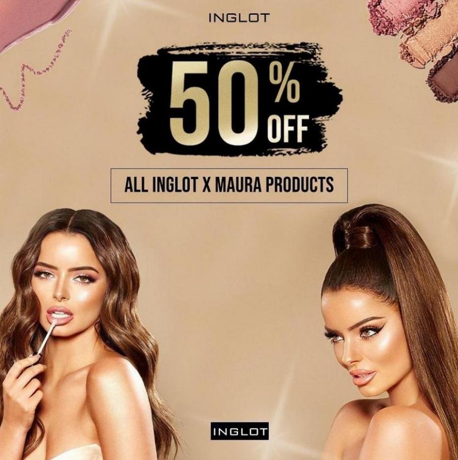 50% Off All Inglot x Maura Products. Inglot (2022-01-25-2022-01-25)