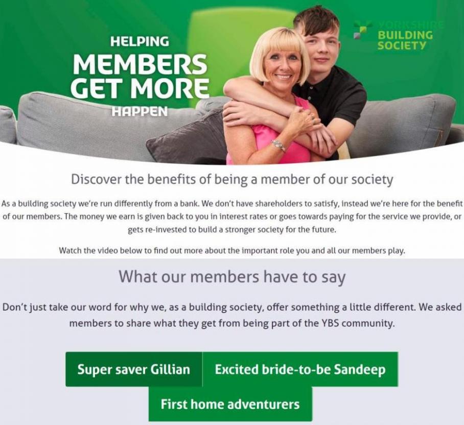 Helping Members get More Happen. Yorkshire Building Society (2022-03-01-2022-03-01)