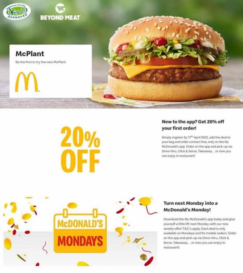 Special Offers. McDonald's (2022-02-28-2022-02-28)