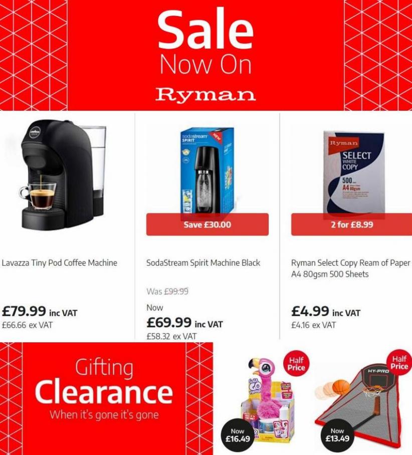Sale Now On!. Ryman (2022-01-12-2022-01-12)