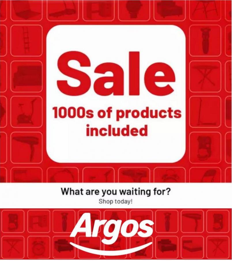 Sale 1000 of products included. Argos (2022-01-05-2022-01-05)