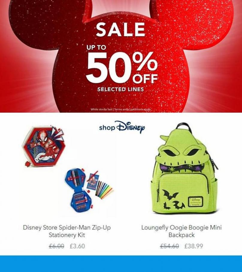 Offers Up To 50%. Disney Store (2022-01-23-2022-01-23)