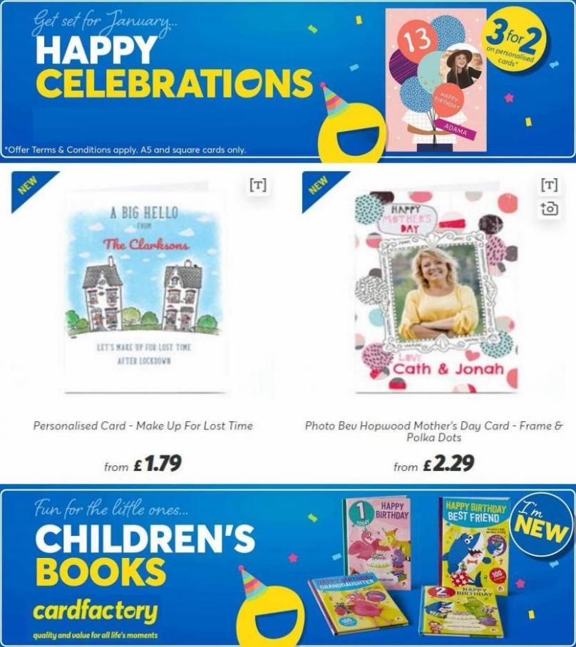 3 For 2 On A5 & Square Personalised Cards. Card Factory (2022-01-24-2022-01-24)