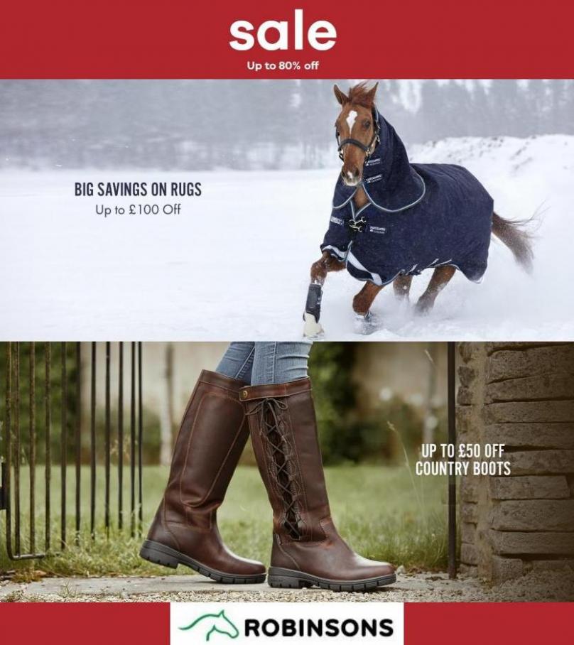 Sale Up To 80% Off. Robinsons Equestrian (2022-02-01-2022-02-01)