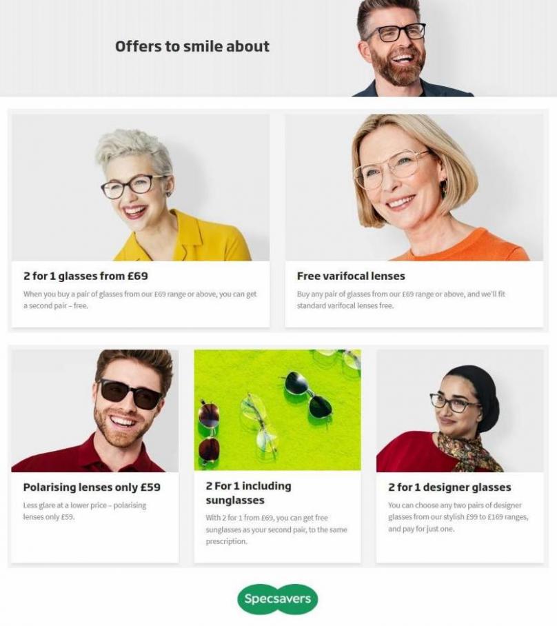 Offers To Smile About. Specsavers (2022-02-26-2022-02-26)