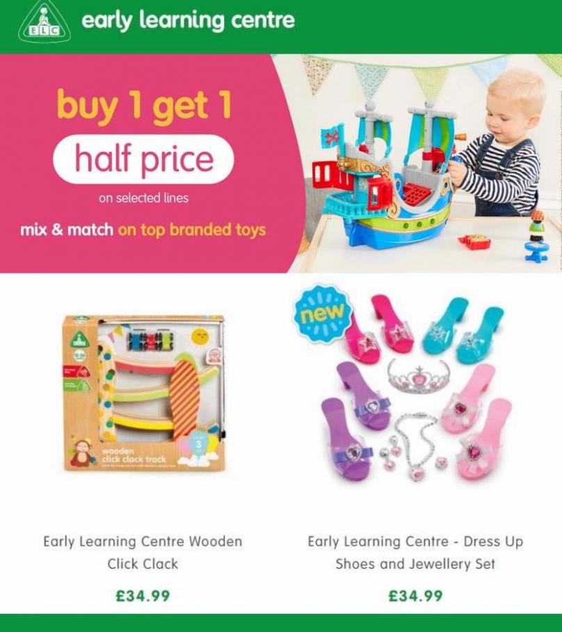 Buy 1 Get 1 Half Price. Early Learning Centre (2022-02-02-2022-02-02)