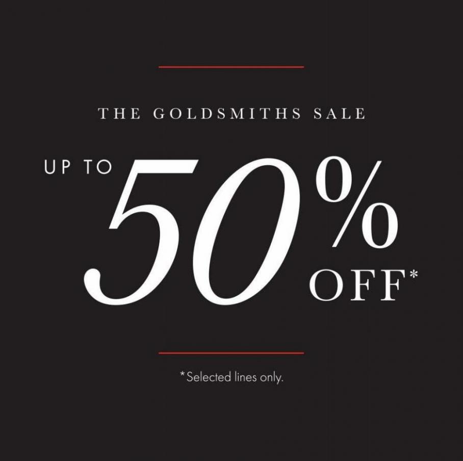 Offers Up To 50%. Goldsmiths (2022-01-24-2022-01-24)