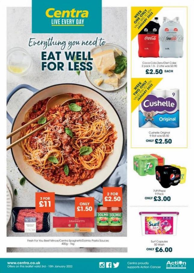 Weekly ad. Centra (2022-01-15-2022-01-15)