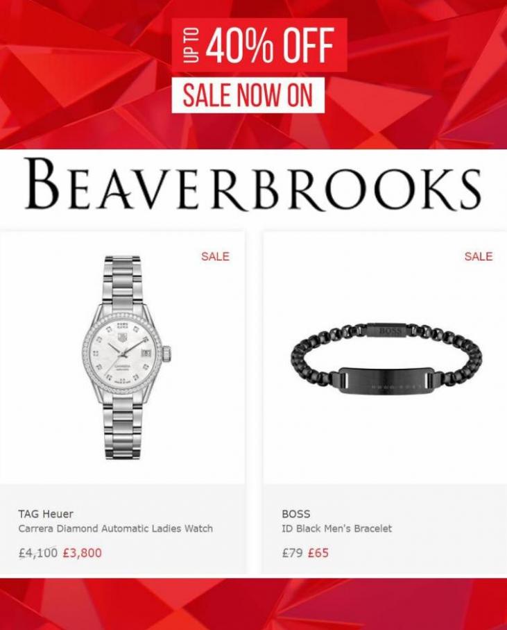 Up to 40% Off Sale Now. Beaverbrooks (2022-01-07-2022-01-07)