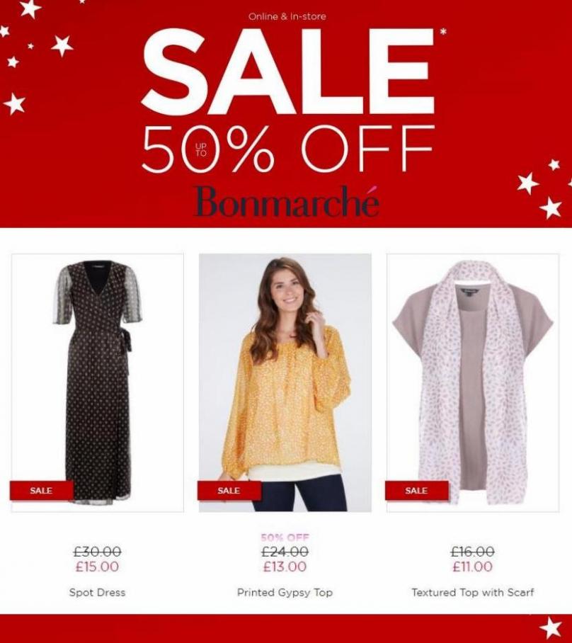 Offers Up To 50%. Bonmarché (2022-01-17-2022-01-17)