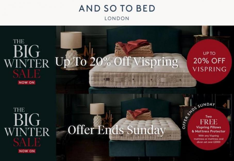 The Big Winter Sale. And So To Bed (2022-01-02-2022-01-02)