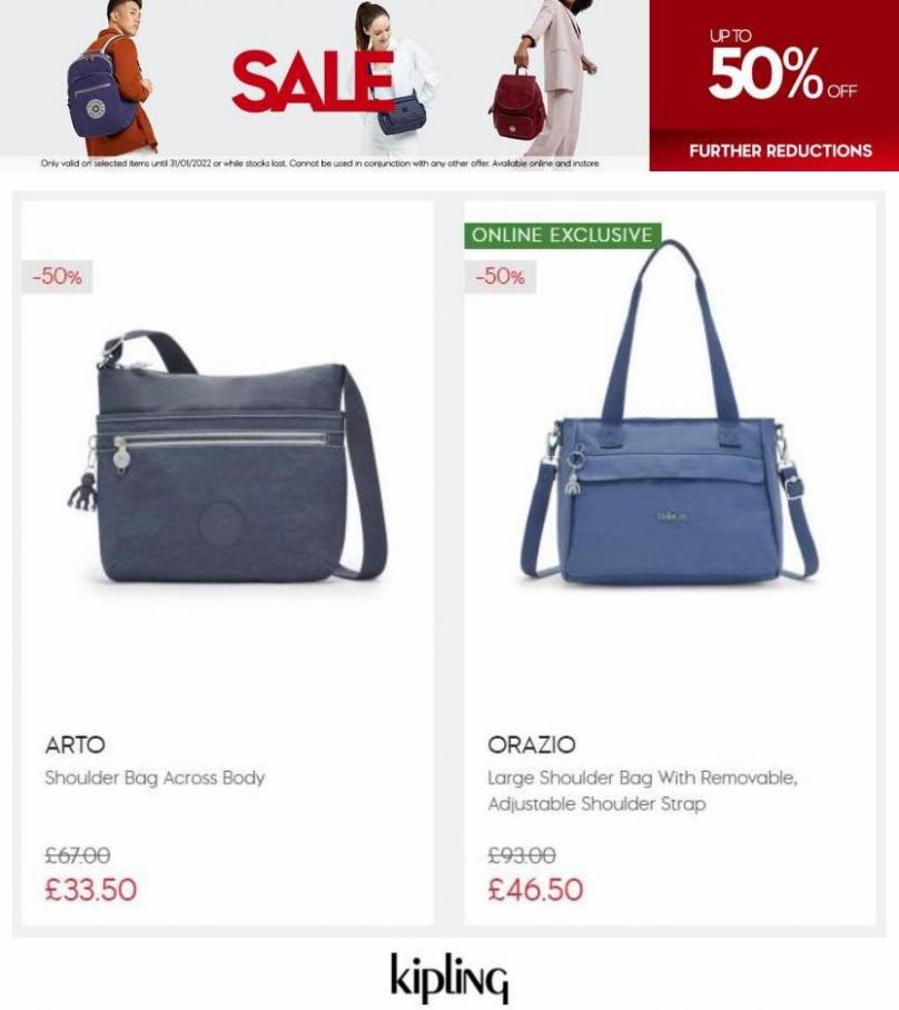Offers Up To 50%. Kipling (2022-01-31-2022-01-31)
