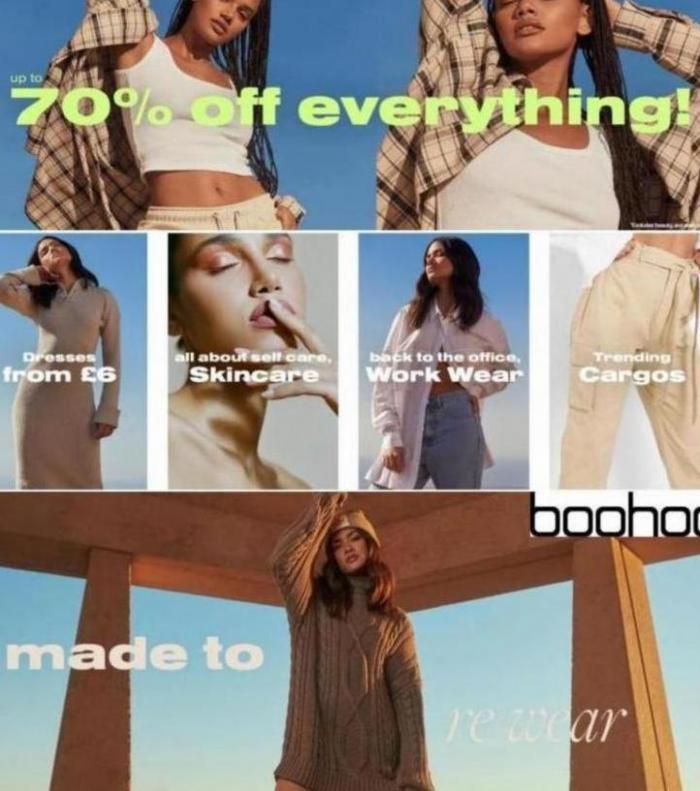 Up To 70% Off Everything. Boohoo (2022-02-28-2022-02-28)