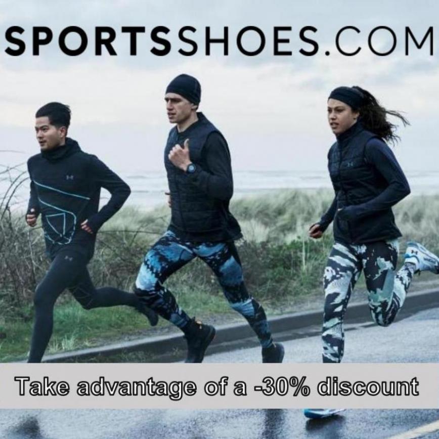 Take advantage of a -30% discount. Sports Shoes (2022-02-23-2022-02-23)