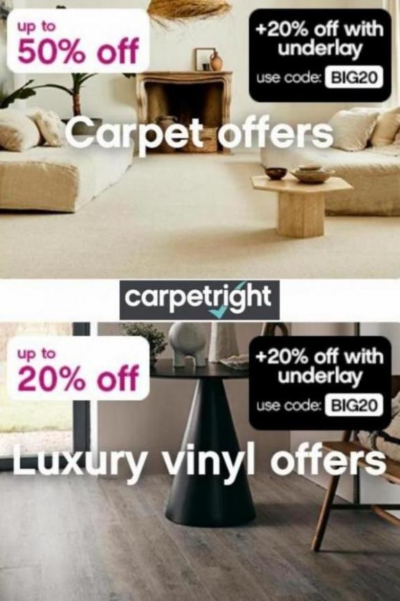 Offers Up To 50%. Carpetright (2022-02-17-2022-02-17)