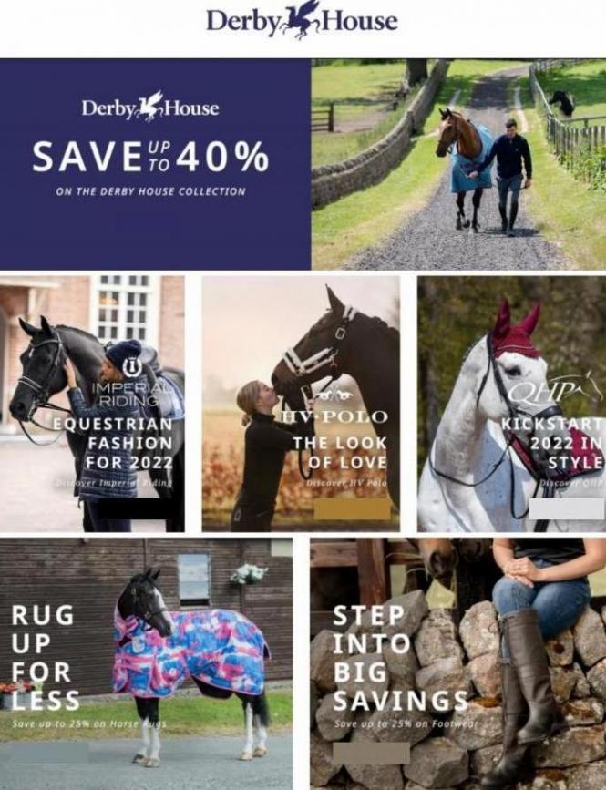 Up to 40% Off. Derby House (2022-03-07-2022-03-07)