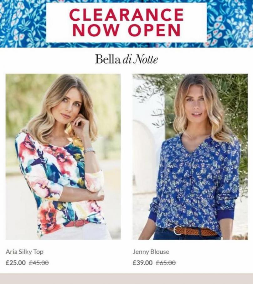 Up To 50% Off Clearance. Bella di Notte (2022-02-27-2022-02-27)