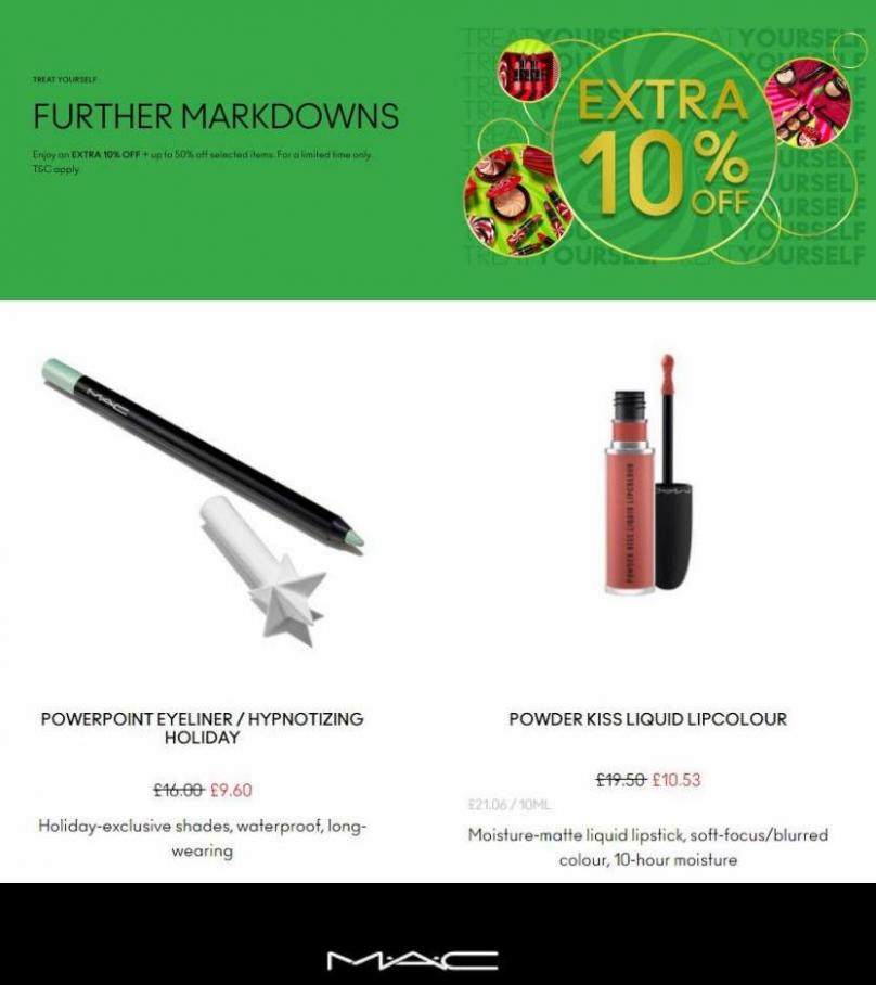 Extra 10% Off Offers. MAC Cosmetics (2022-02-06-2022-02-06)