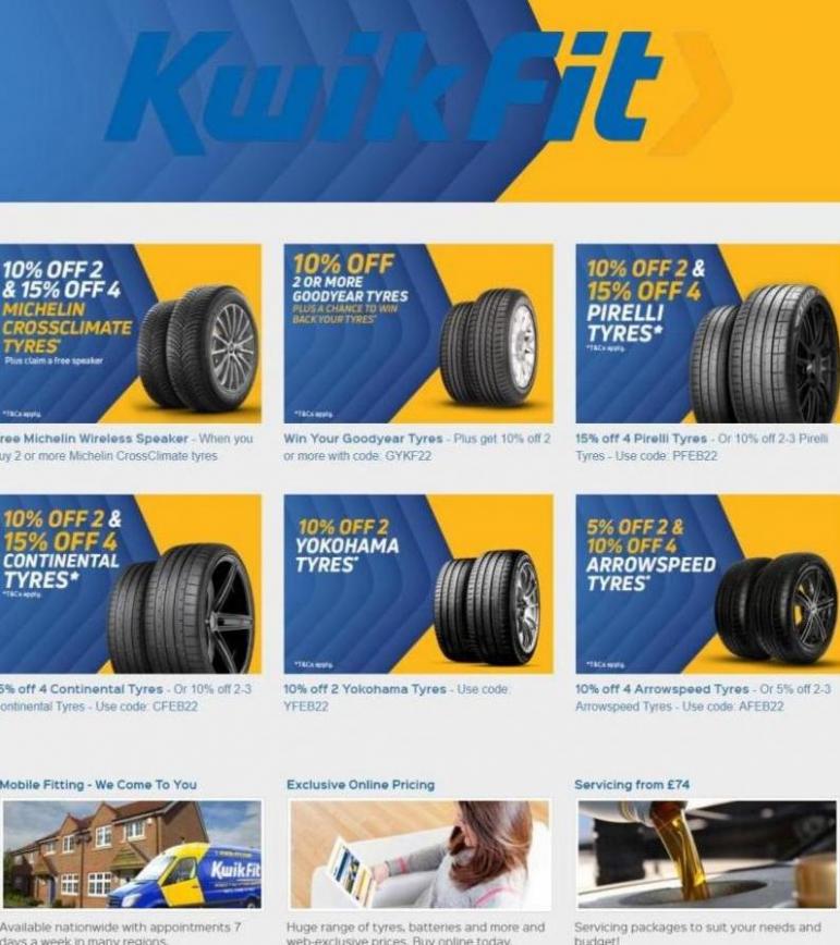 Special Offers. Kwik Fit (2022-03-02-2022-03-02)