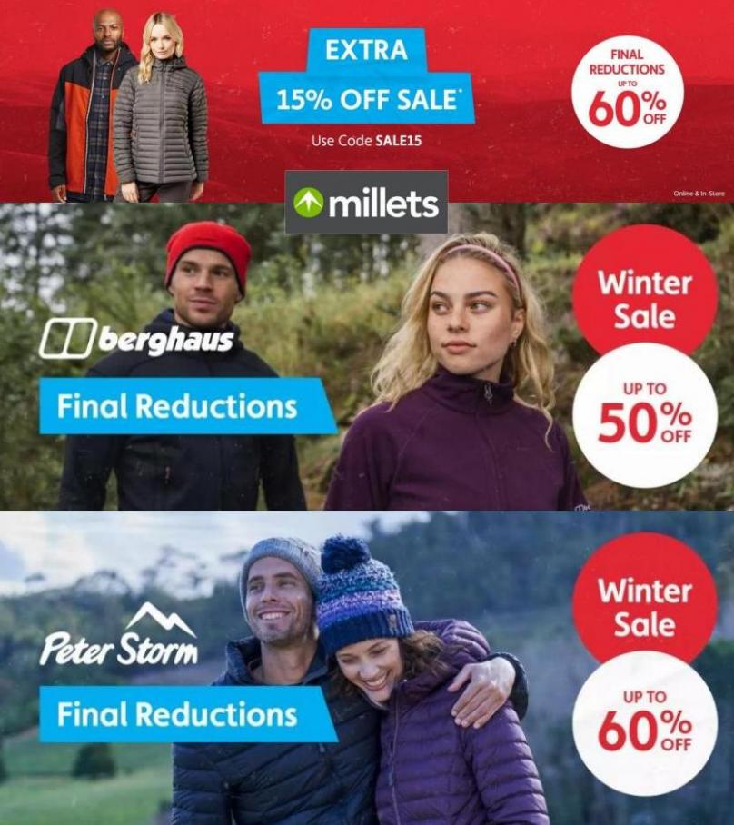 Extra 15% Off Sale. Millets (2022-02-10-2022-02-10)