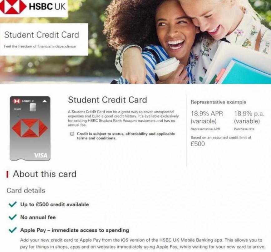 Student Credit Card. HSBC (2022-03-15-2022-03-15)