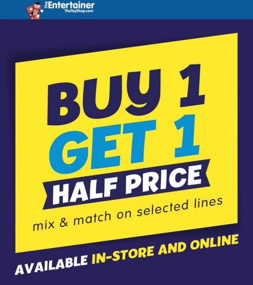 Buy One Get One Half Price. The Entertainer (2022-02-06-2022-02-06)