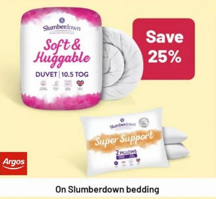 25% Off Slumberdown Bedding. Argos (2022-03-07-2022-03-07)