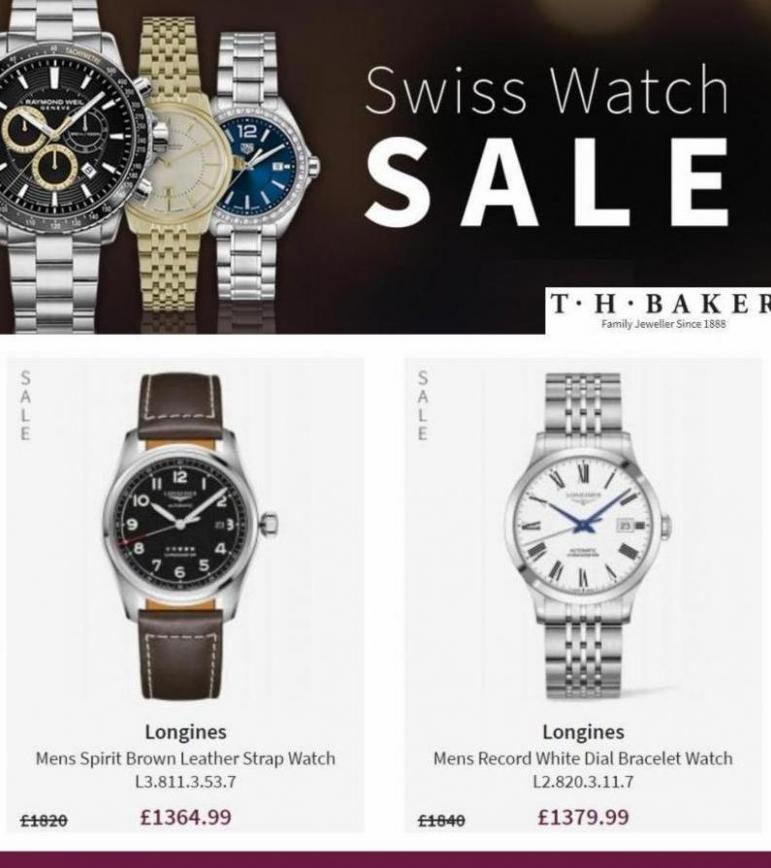 Swiss Watch Sale. T.H. Baker (2022-03-20-2022-03-20)