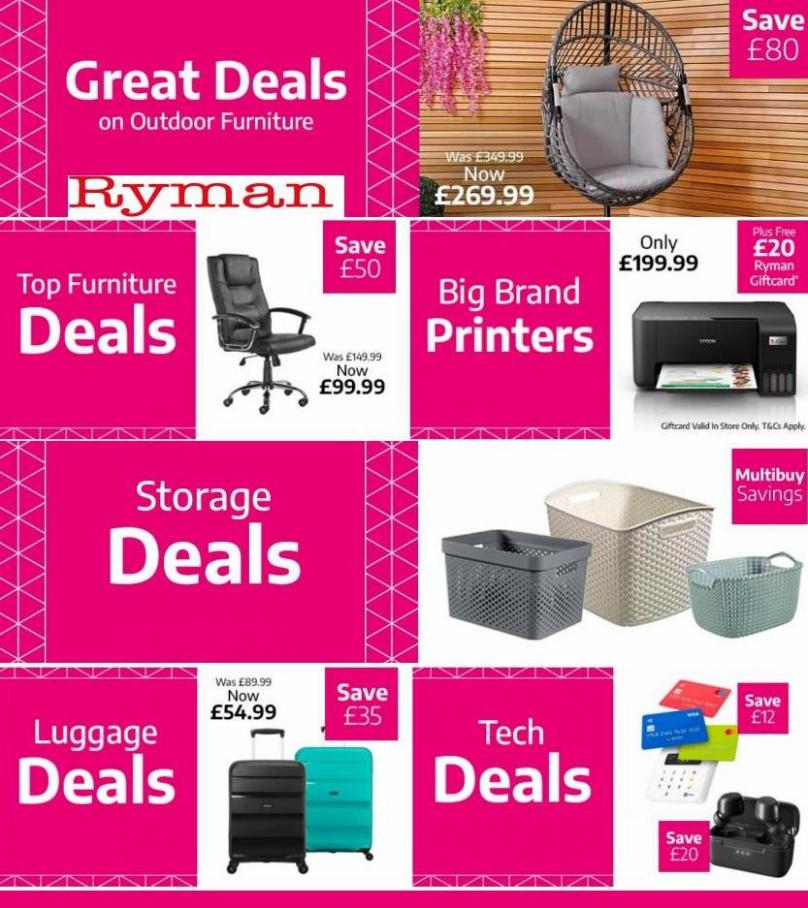 Great Deals On Outdoor Furniture. Ryman (2022-03-28-2022-03-28)