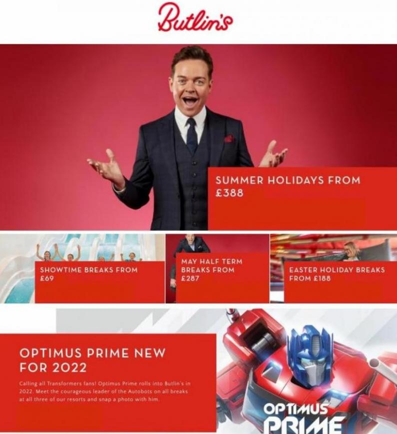 Special Offers. Butlins (2022-03-31-2022-03-31)