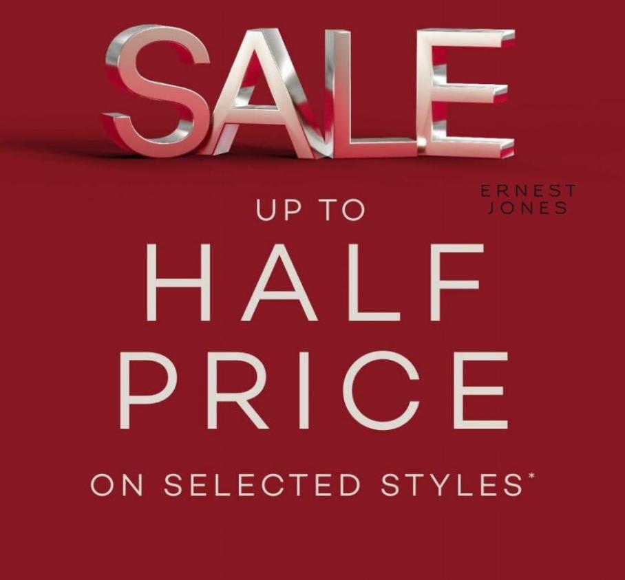 Sale Up To Half Price. Ernest Jones (2022-04-05-2022-04-05)