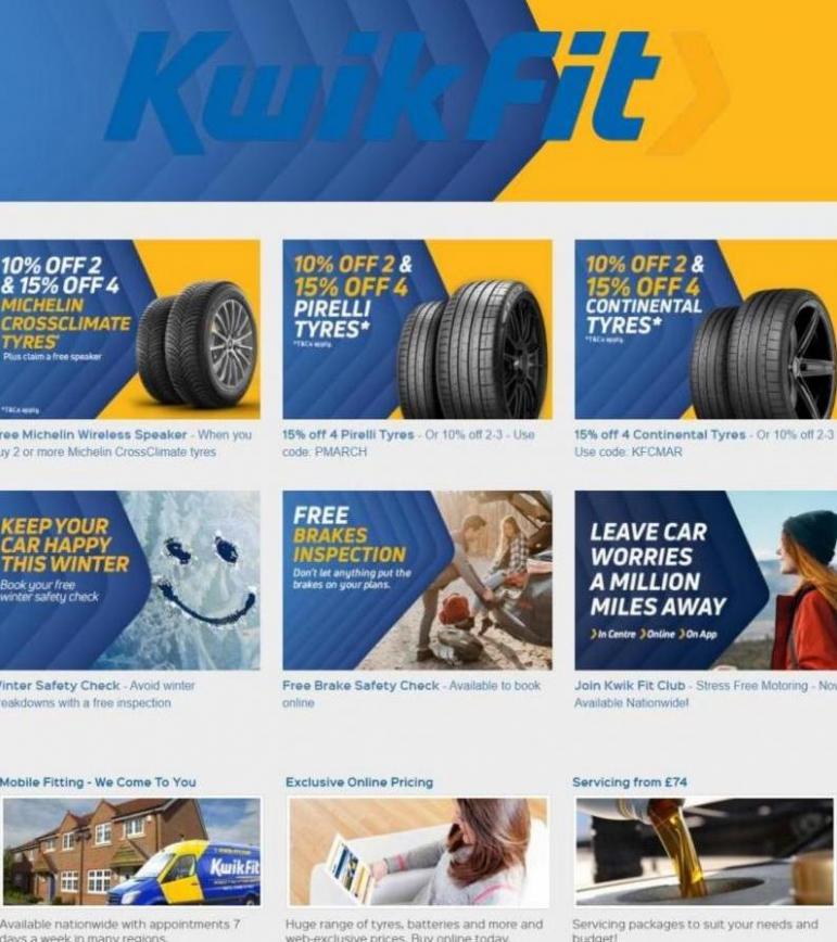 Special Offers. Kwik Fit (2022-03-16-2022-03-16)