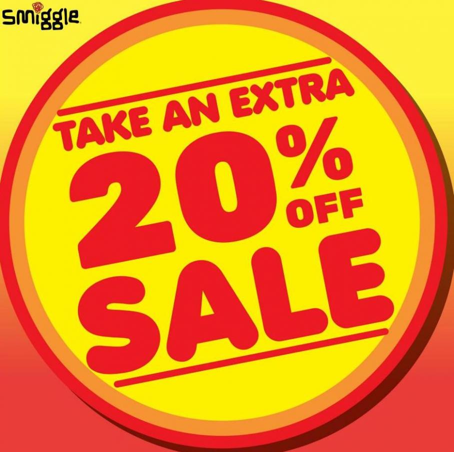 Extra 20% Off Sale. Smiggle (2022-03-30-2022-03-30)