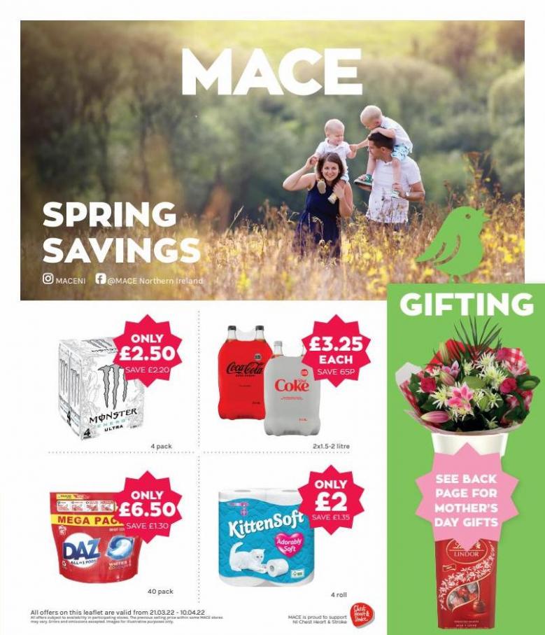Spring Savings. Mace (2022-04-10-2022-04-10)