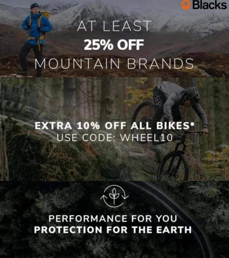 25% Off Mountain Brands. Blacks (2022-03-16-2022-03-16)