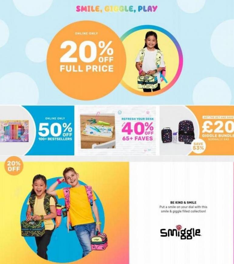20% Off Offers. Smiggle (2022-03-16-2022-03-16)