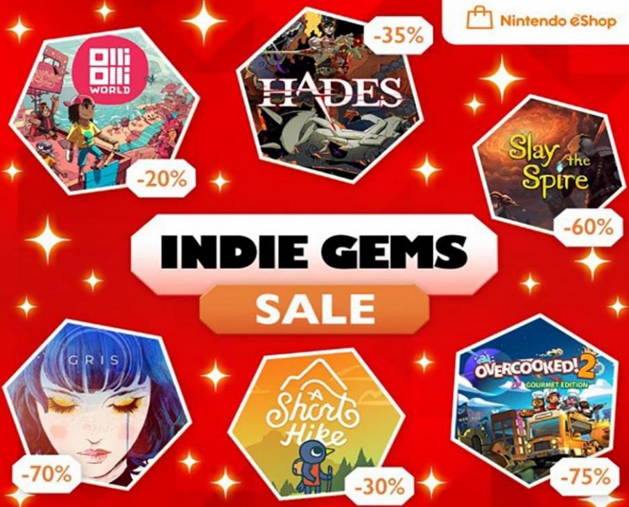 Indie Gems Sales. Nintendo (2022-03-27-2022-03-27)