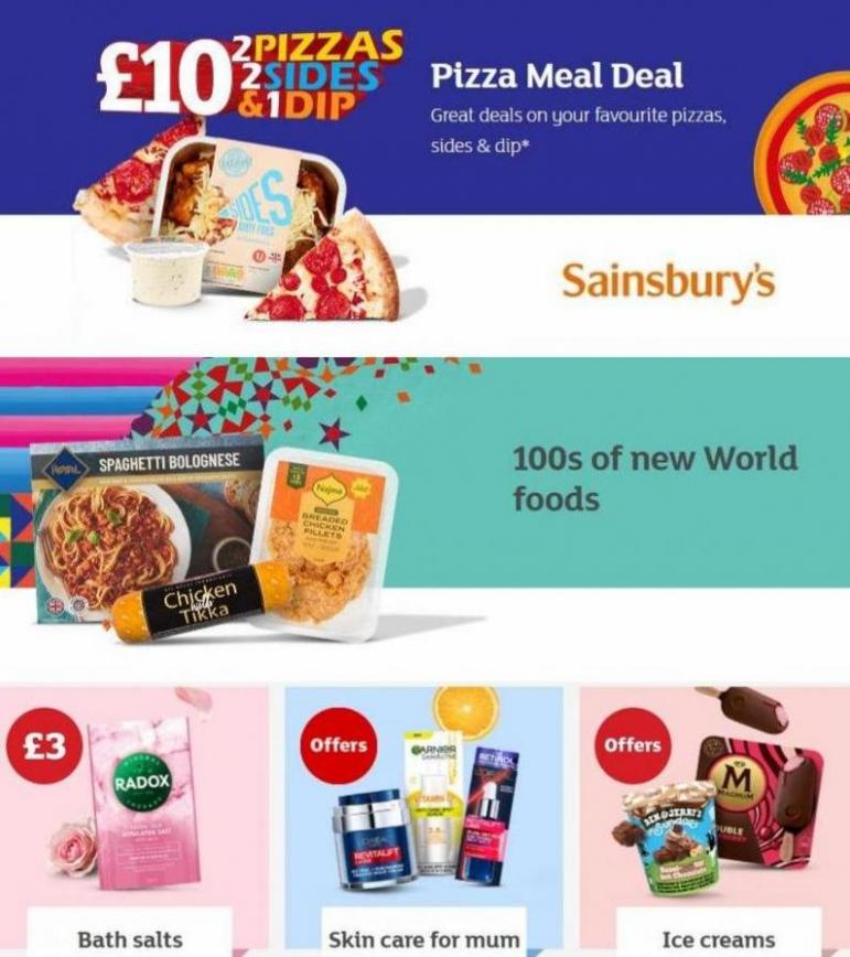 Pizza Meal Deal. Sainsbury's (2022-03-21-2022-03-21)