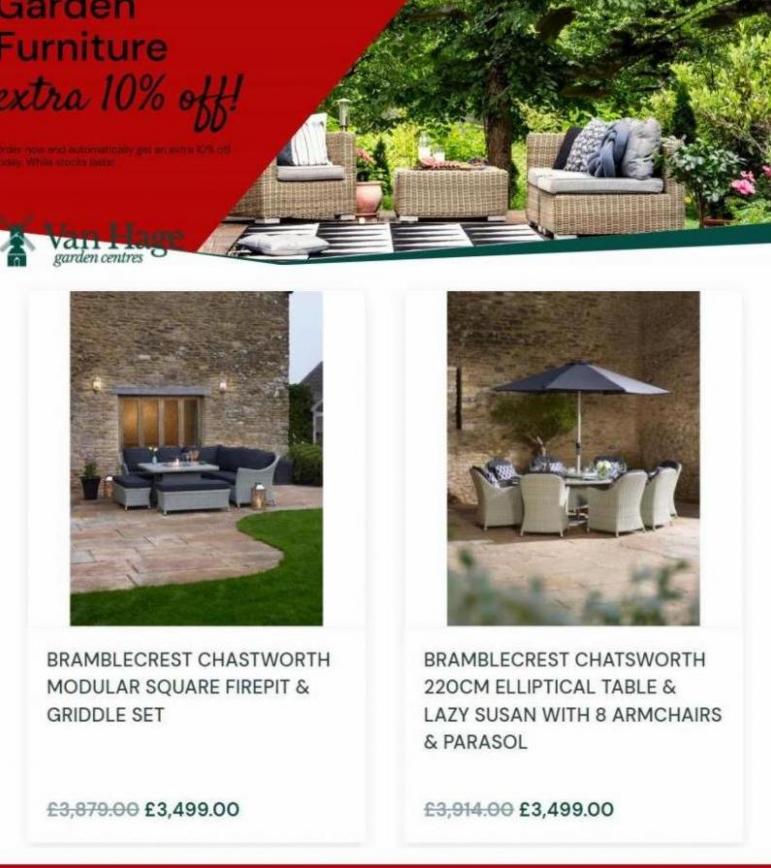 Garden Furniture Offers - Extra 10% Off. Van Hage (2022-03-24-2022-03-24)