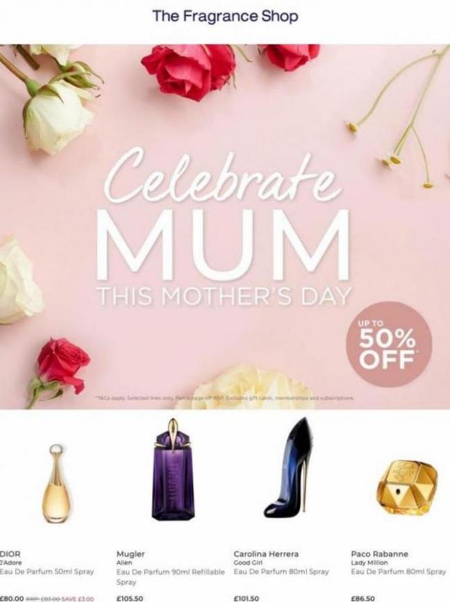 Celebrate Mum. The Fragrance Shop (2022-03-27-2022-03-27)