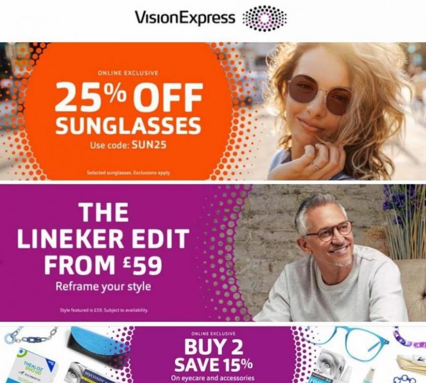 Special Offers. Vision Express (2022-03-28-2022-03-28)