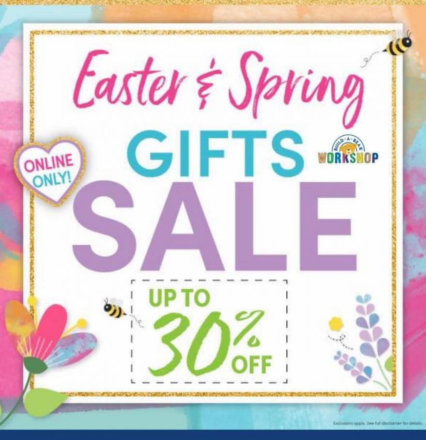 Easter And Spring Gift Sale. Build a Bear (2022-03-31-2022-03-31)
