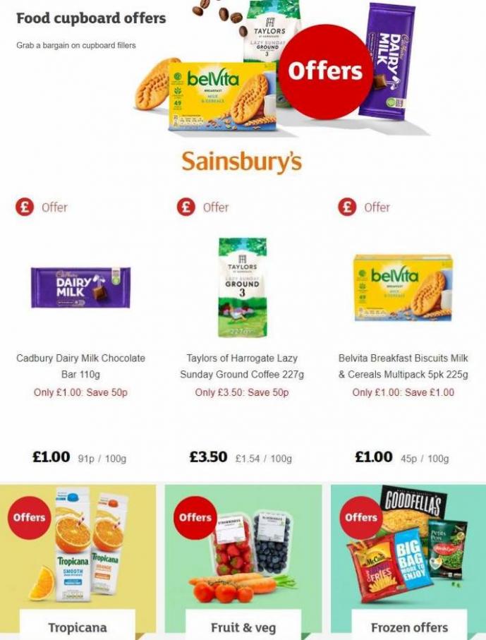 Food Cupboard Offers. Sainsbury's (2022-04-24-2022-04-24)