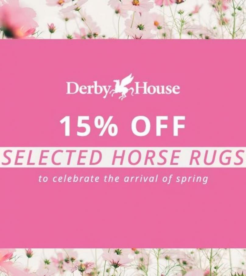 15% Off Selected Horse Rugs. Derby House (2022-04-11-2022-04-11)