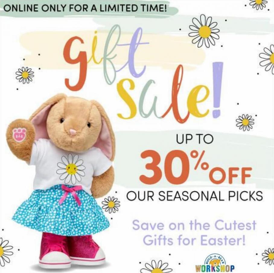 Easter And Spring Gifting Sale. Build a Bear (2022-04-10-2022-04-10)