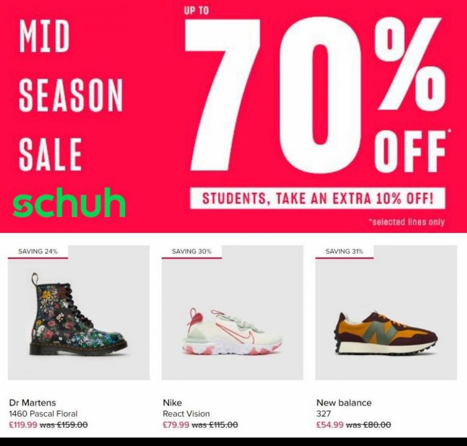 Mid Season Sale - Up To 70% Off. Schuh (2022-04-17-2022-04-17)