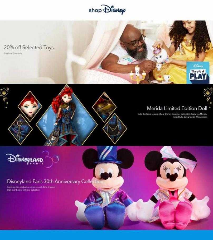 20% Off Selected Toys. Disney Store (2022-04-25-2022-04-25)